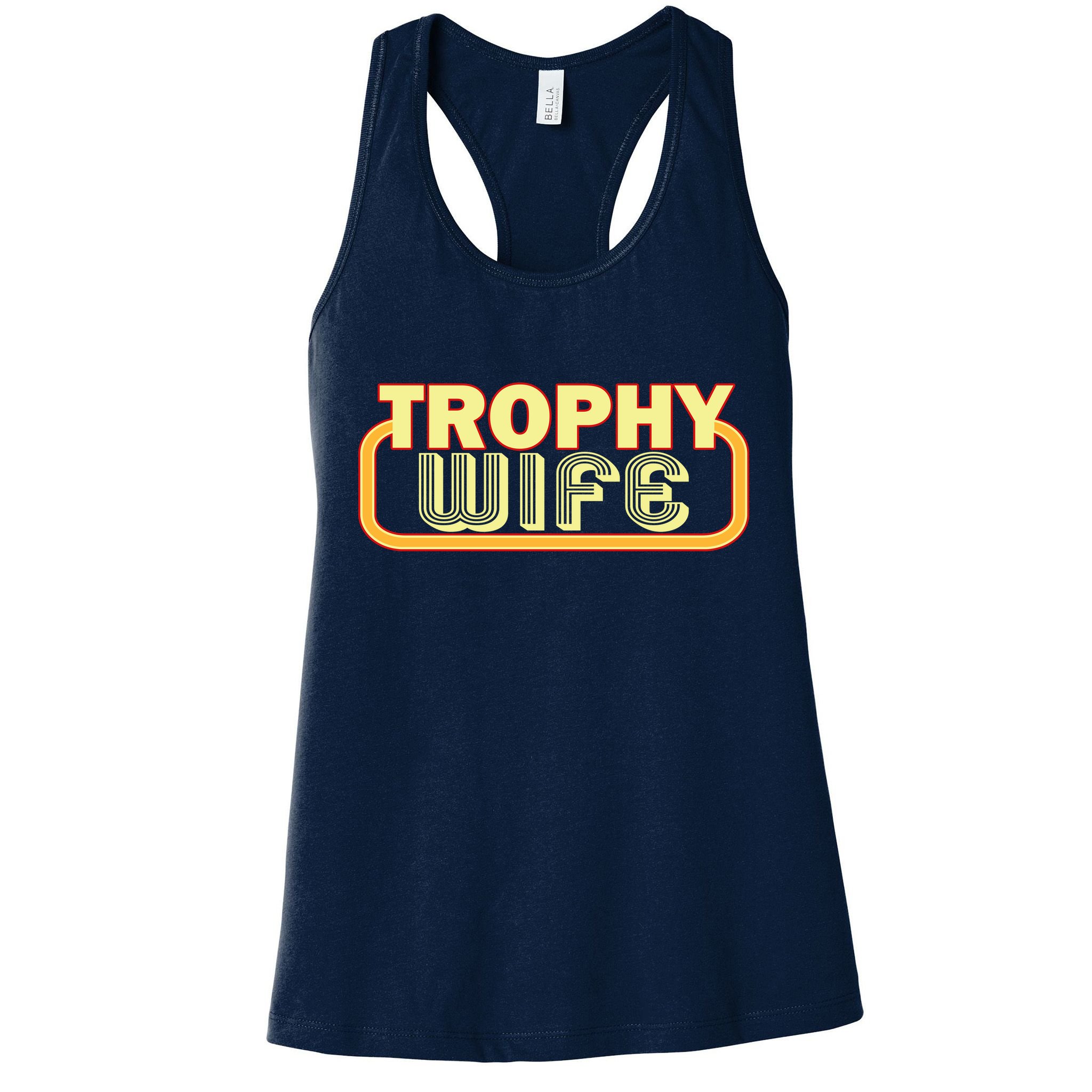 Trophy Wife Funny Retro Womens Tank Top