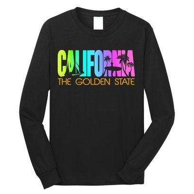 Tropical California The Golden State Long Sleeve Shirt