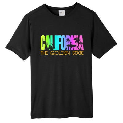 Tropical California The Golden State Tall Fusion ChromaSoft Performance T-Shirt