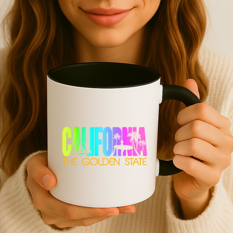 Tropical California The Golden State Mug