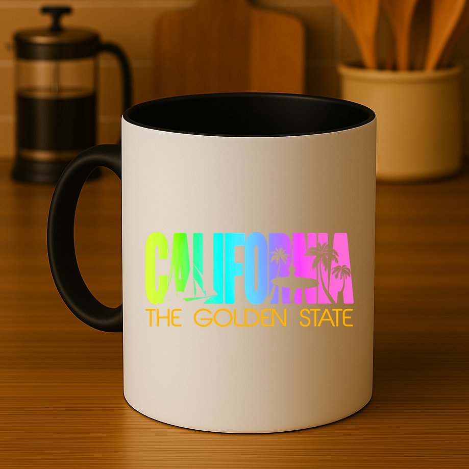 Tropical California The Golden State Mug