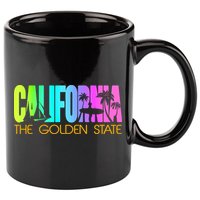 Tropical California The Golden State 11oz C Handle Ceramic Mug