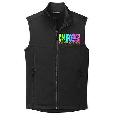 Tropical California The Golden State Collective Smooth Fleece Vest