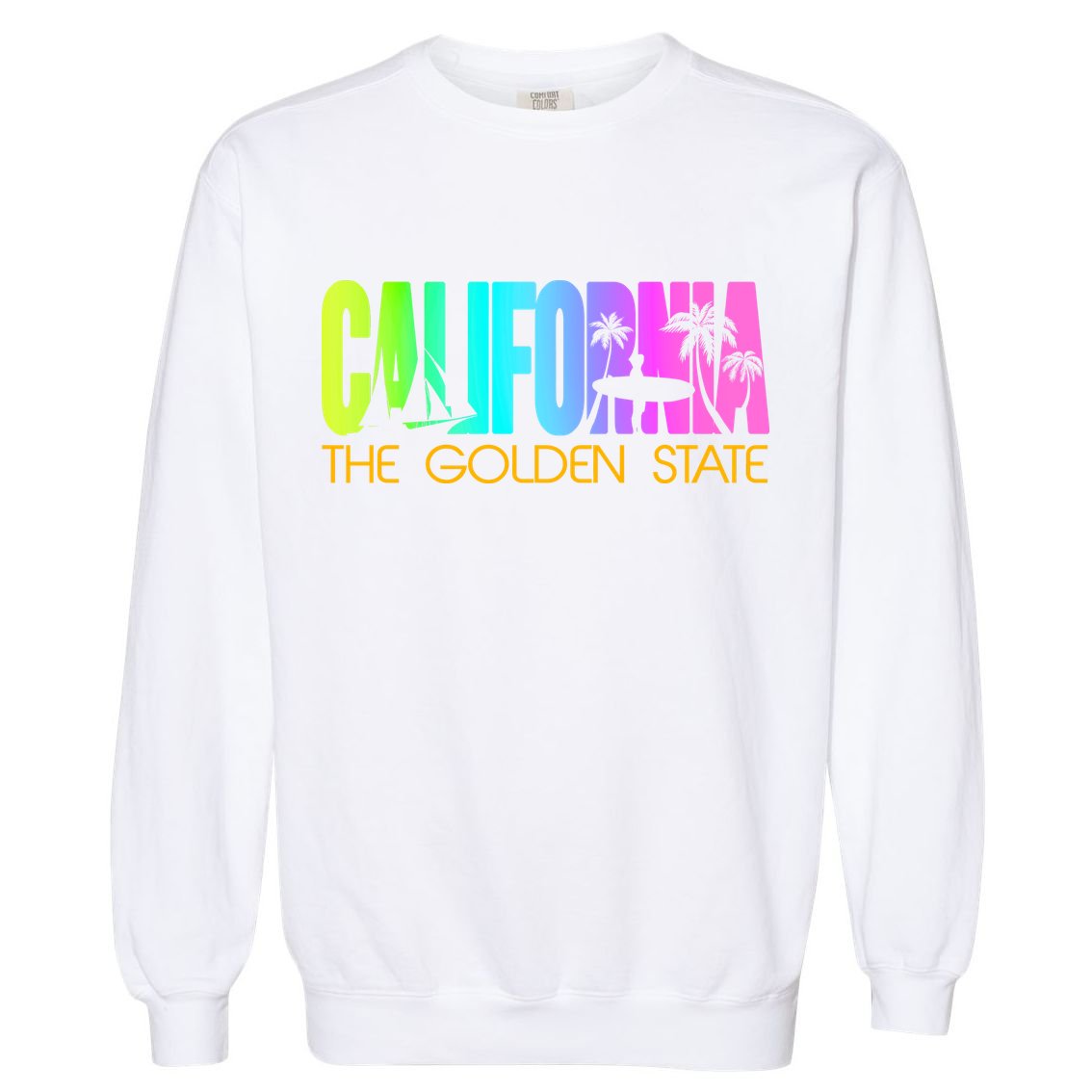 Tropical California The Golden State Garment-Dyed Sweatshirt