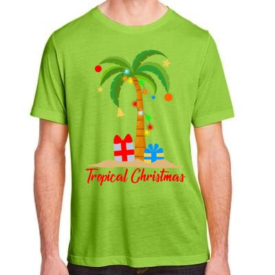 Tropical Christmas Adult ChromaSoft Performance T-Shirt