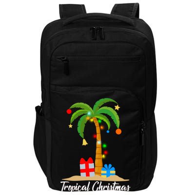 Tropical Christmas Impact Tech Backpack