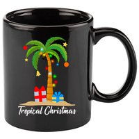 Tropical Christmas 11oz C Handle Ceramic Mug
