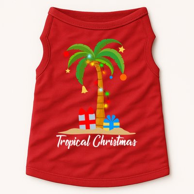 Tropical Christmas Doggie Tank