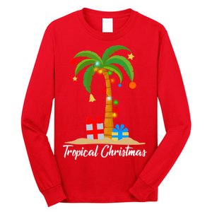 Tropical Christmas Long Sleeve Shirt