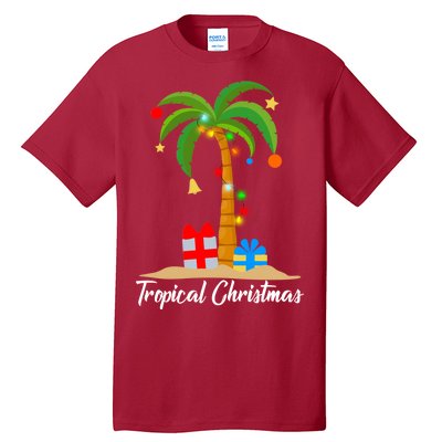 Tropical Christmas Tall T-Shirt