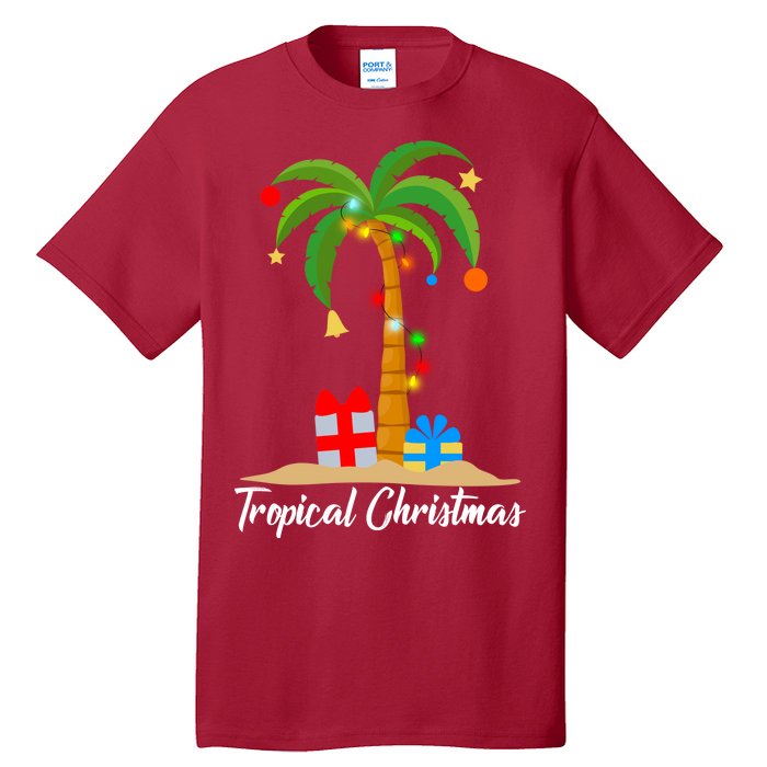 Tropical Christmas Tall T-Shirt