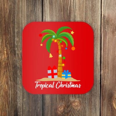 Tropical Christmas Coaster