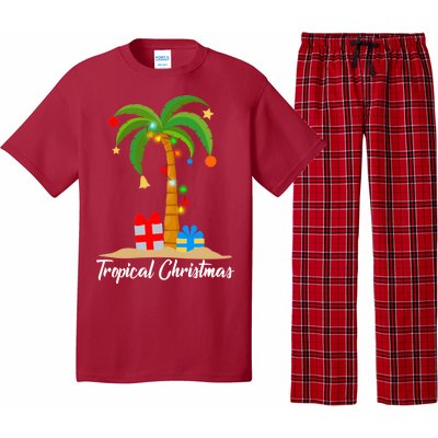 Tropical Christmas Pajama Set