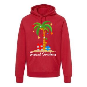 Tropical Christmas Premium Hoodie