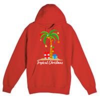 Tropical Christmas Premium Pullover Hoodie