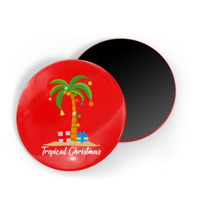 Tropical Christmas Magnet