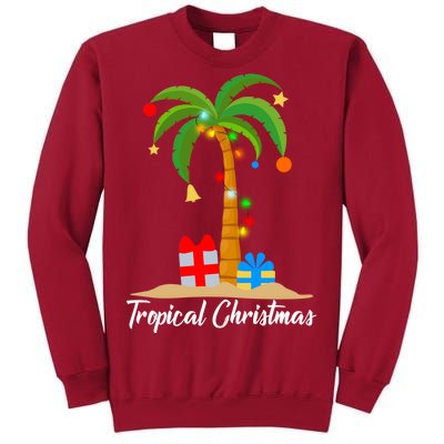 Tropical Christmas Tall Sweatshirt