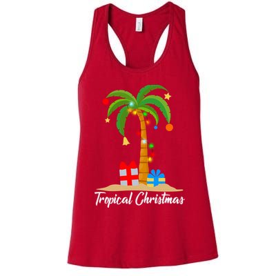 Tropical Christmas Womens Tank Top