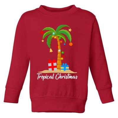 Tropical Christmas Toddler Sweatshirt