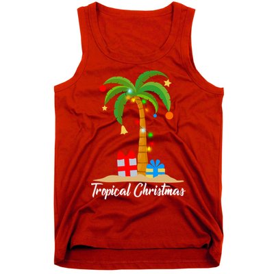 Tropical Christmas Tank Top