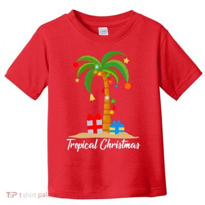 Tropical Christmas Toddler T-Shirt