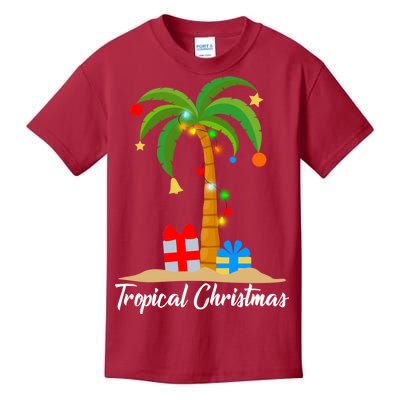 Tropical Christmas Kids T-Shirt