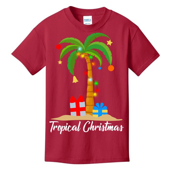 Tropical Christmas Kids T-Shirt