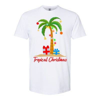 Tropical Christmas Softstyle® CVC T-Shirt