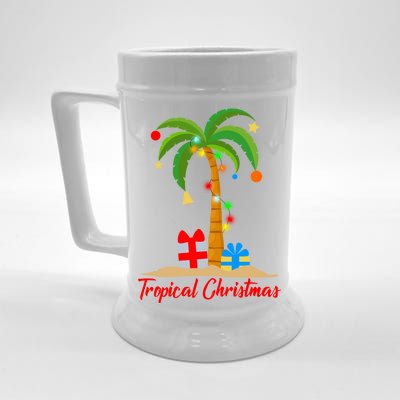 Tropical Christmas Beer Stein