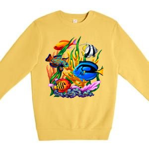 Tropical Fish Premium Crewneck Sweatshirt