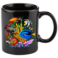 Tropical Fish 11oz C Handle Ceramic Mug
