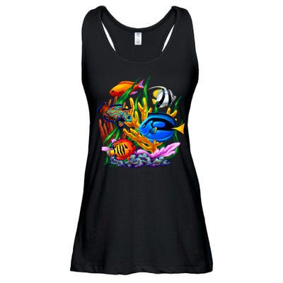 Tropical Fish Ladies Essential Flowy Tank