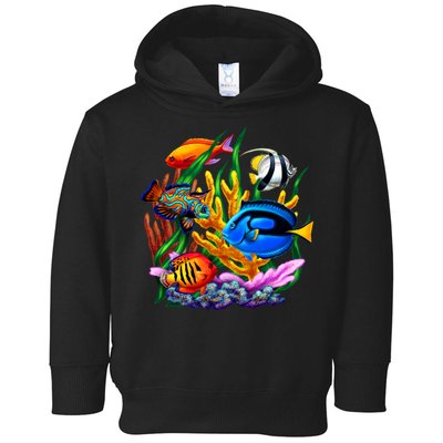Tropical Fish Toddler Hoodie
