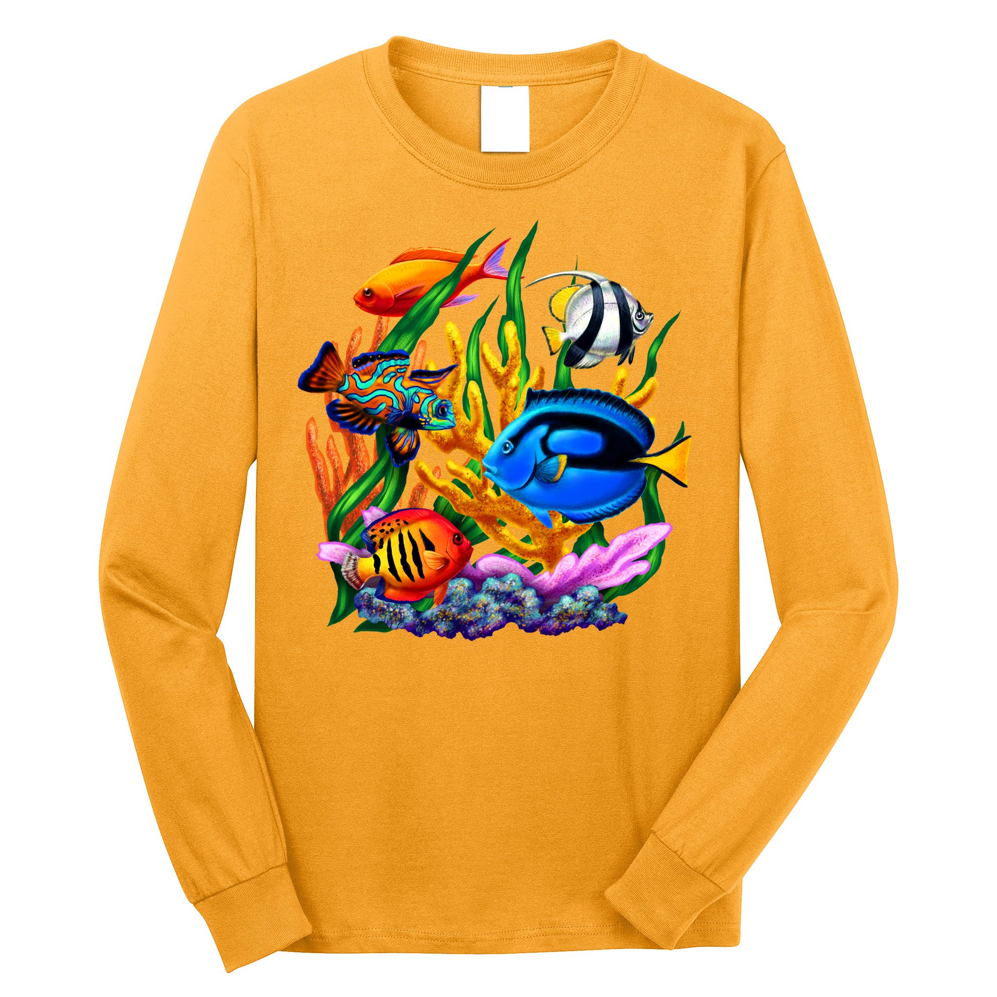 Tropical Fish Long Sleeve Shirt