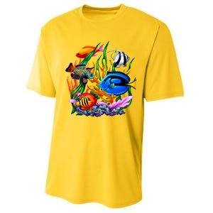 Tropical Fish Performance Sprint T-Shirt