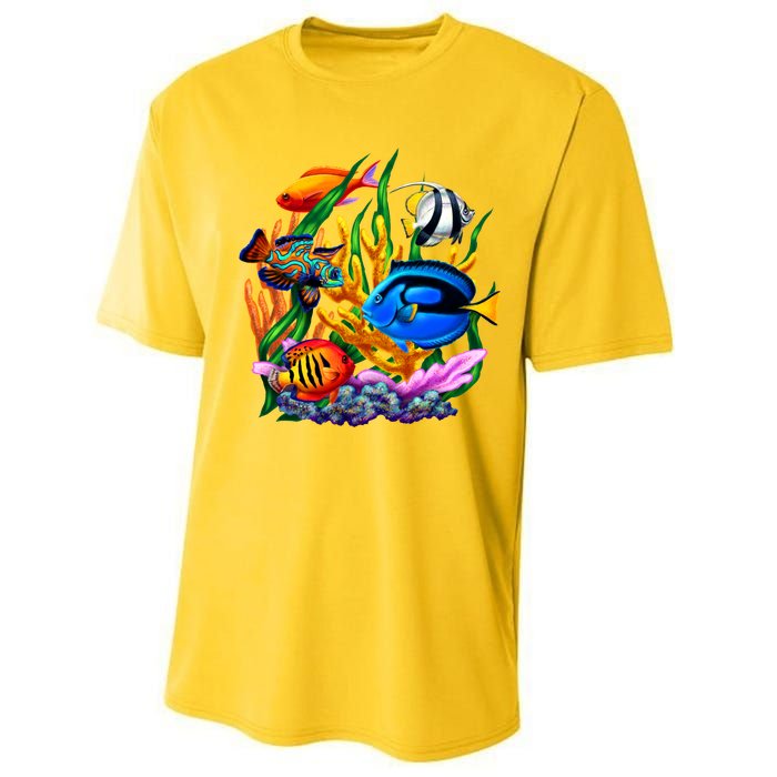 Tropical Fish Performance Sprint T-Shirt