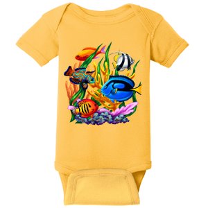 Tropical Fish Baby Bodysuit