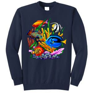 Tropical Fish Tall Sweatshirt