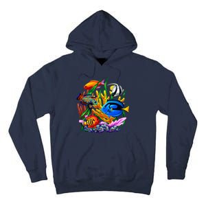 Tropical Fish Tall Hoodie