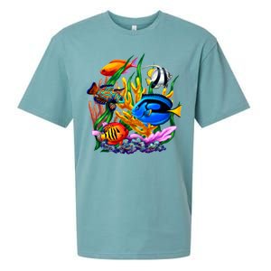 Tropical Fish Sueded Cloud Jersey T-Shirt