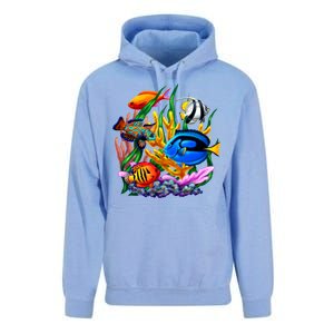 Tropical Fish Unisex Surf Hoodie