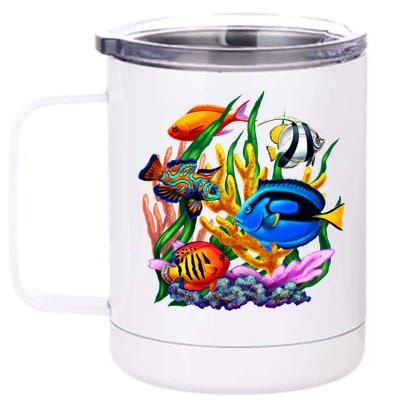 Tropical Fish 12 oz Stainless Steel Tumbler Cup