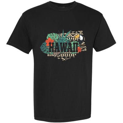 Tropical Paradise Classic Hawaii Bird Garment-Dyed Heavyweight T-Shirt