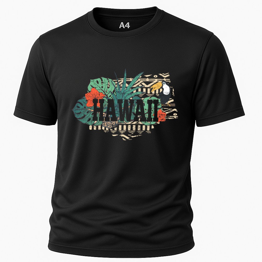 Tropical Paradise Classic Hawaii Bird Cooling Performance Crew T-Shirt