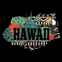 Tropical Paradise Classic Hawaii Bird Sustainable Bucket Hat