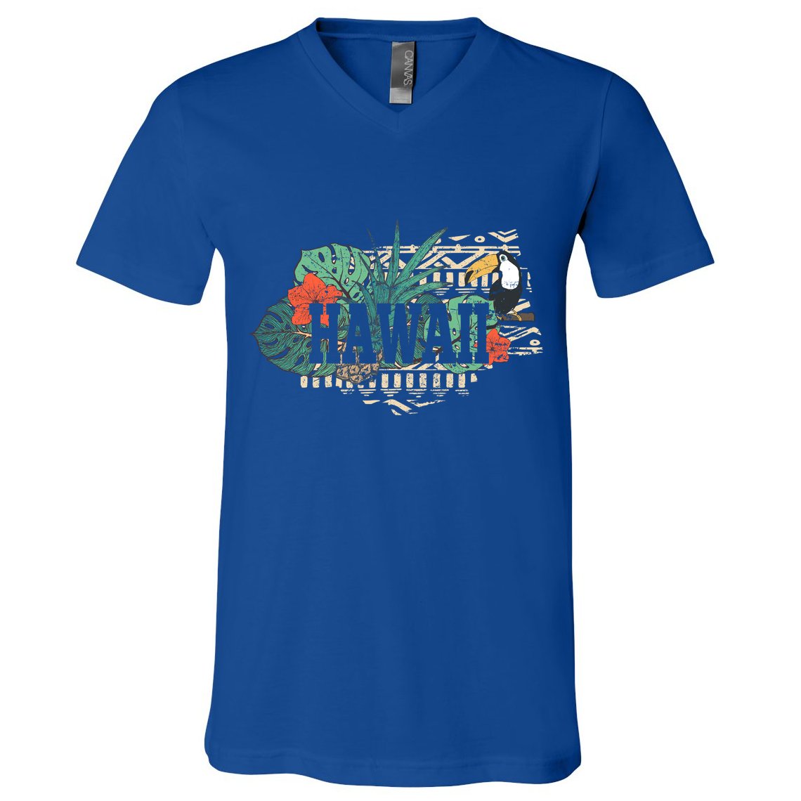 Tropical Paradise Classic Hawaii Bird V-Neck T-Shirt