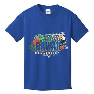 Tropical Paradise Classic Hawaii Bird Kids T-Shirt