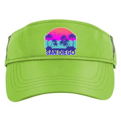 Tropical Retro San Diego Adult Drive Performance Visor