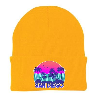 Tropical Retro San Diego Knit Cap Winter Beanie