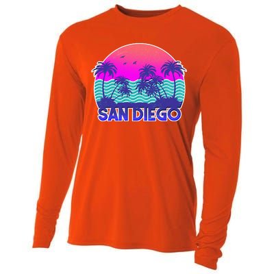 Tropical Retro San Diego Cooling Performance Long Sleeve Crew